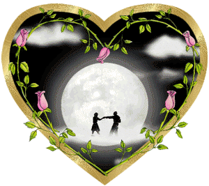 Gif animé coeur danse